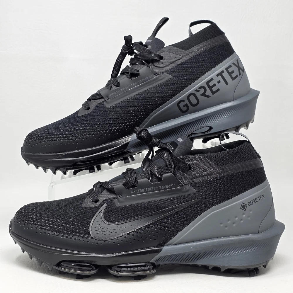 Nike Infinity Tour Next% 2 Men's Size 9 Goretex Back Golf Cleats FV4897 002 NEW